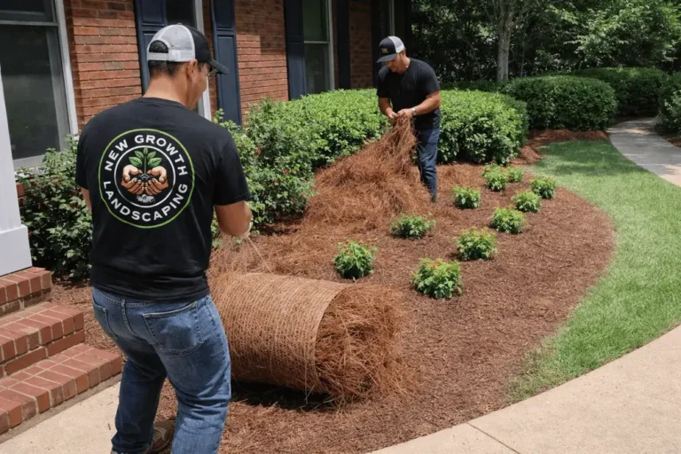 Read more about the article Pine Straw Season in Tennessee: Why Winter Is the Perfect Time to Install Pine Straw