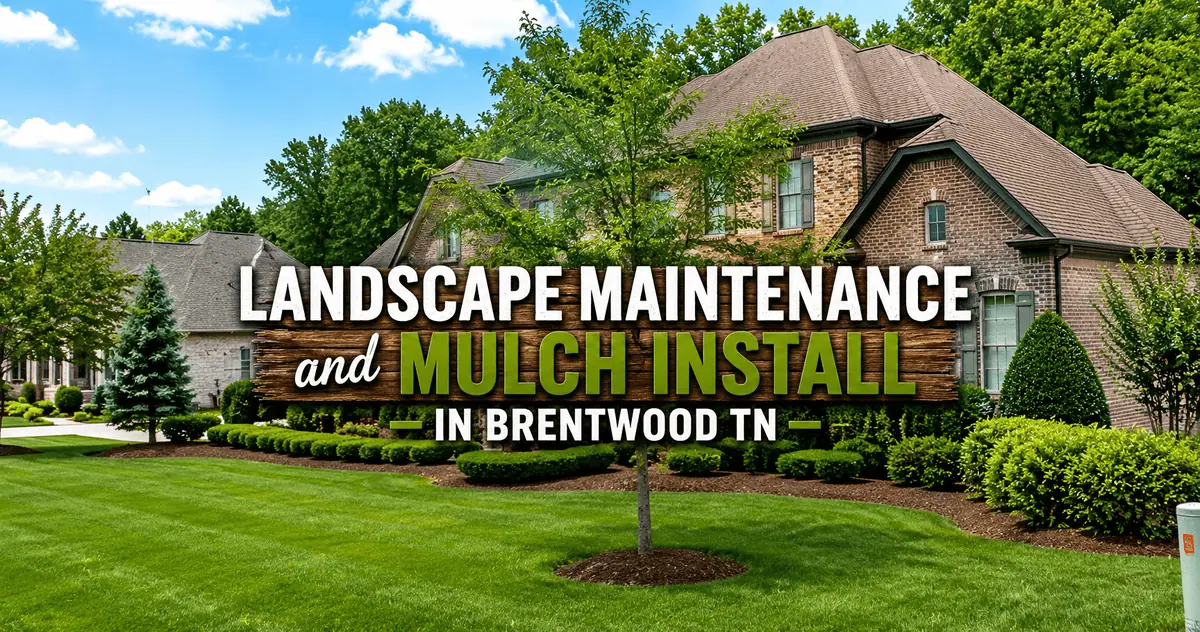 Read more about the article Landscape Maintenance and Mulch Install in Brentwood TN