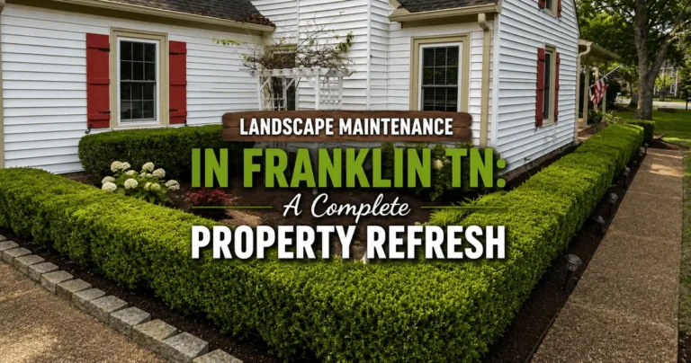 Read more about the article Landscape Maintenance in Franklin TN: A Complete Property Refresh