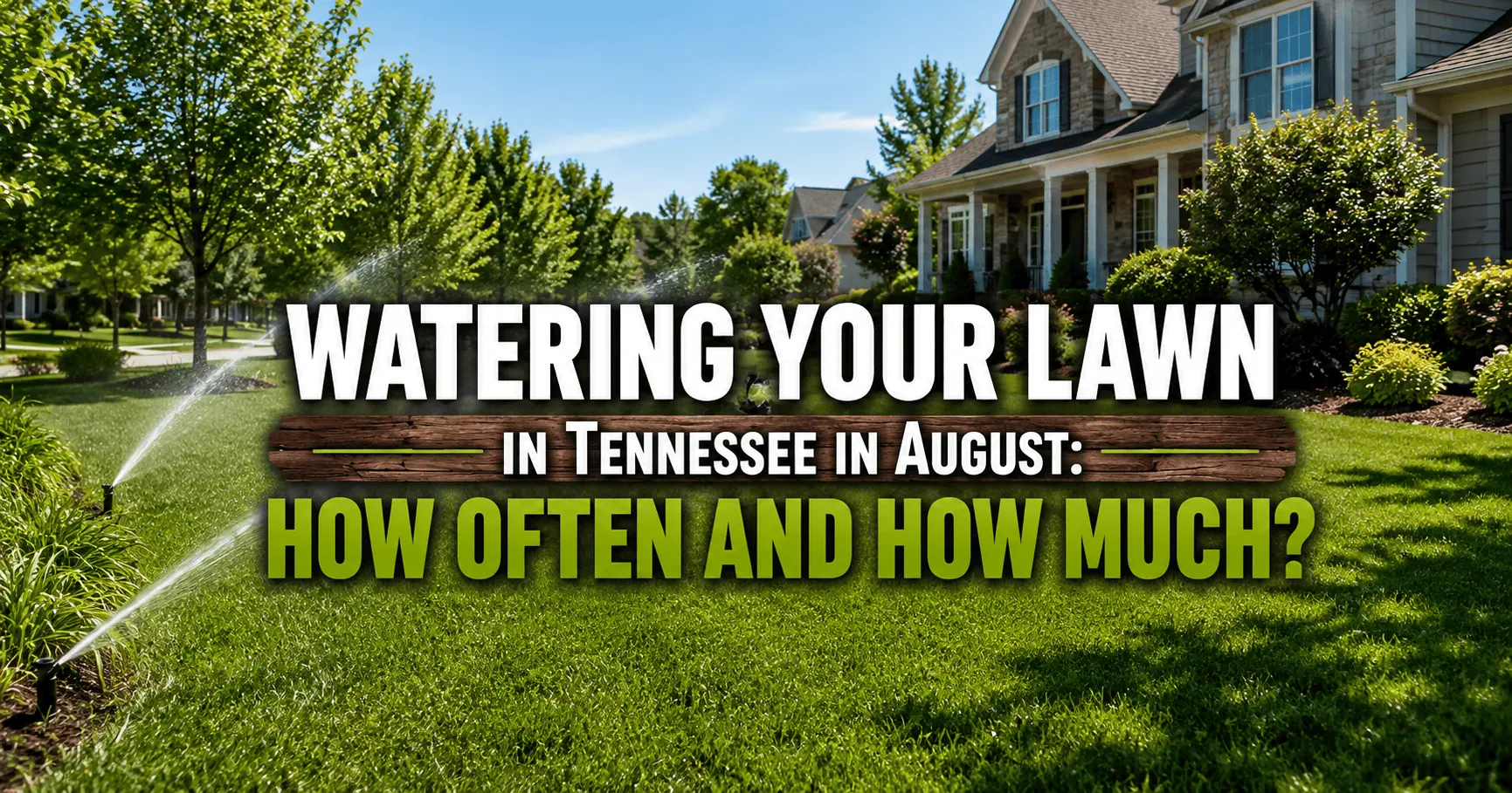 You are currently viewing Watering Your Lawn in Tennessee in August: How Often and How Much?